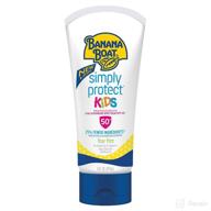 banana boat simply protect mineral sunscreen lotion for kids, spf 50+, tear free, 25% less ingredients*, 6 oz logo