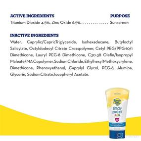 img 3 attached to Banana Boat Simply Protect Mineral Sunscreen Lotion for Kids, SPF 50+, Tear Free, 25% Less Ingredients*, 6 oz