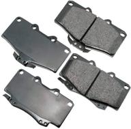 🔵 akebono act436 proact ultra premium ceramic disc brake pad kit in sleek grey логотип