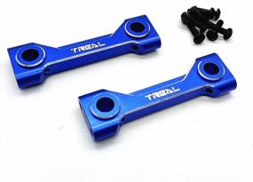 img 1 attached to LMT 7075 Aluminum Front And Rear Cross Brace Chassis Set (Blue)