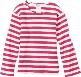 img 1 attached to 👕 Zutano Long Sleeve Primary Stripe T-Shirt