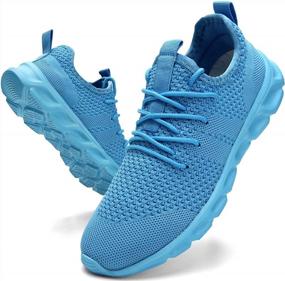 img 4 attached to Damyuan Women'S Walking Shoes: Lightweight Tennis Sneakers For Casual Running
