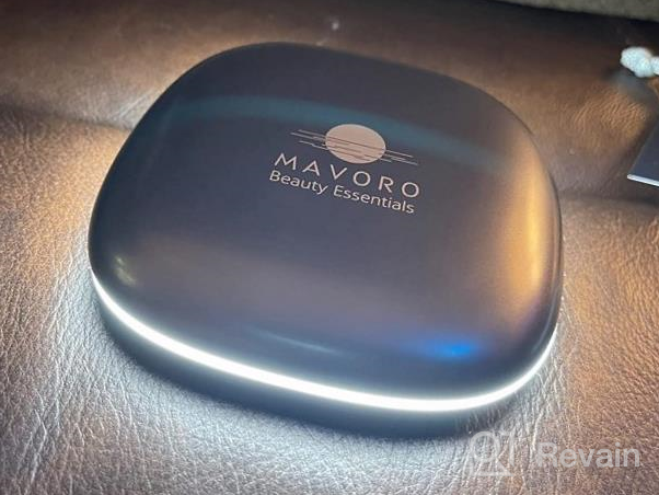 img 1 attached to Mavoro LED Lighted Travel Makeup Mirror, Rechargeable, 1X/10X Magnification - Daylight LED, Pocket Or Purse Mirror, Small Travel Mirror. Folding Portable Mirror, Touch Sensor, USB (Graphite Grey) review by Bobby Watkins