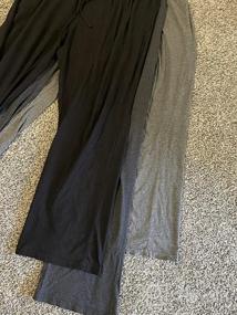 img 6 attached to CYZ Пижамные брюки из хлопкового джерси, угольного цвета, размер L.