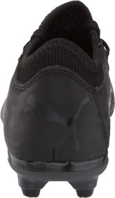 img 2 attached to PUMA Future Soccer Black Asphalt Unisex Girls' Shoes via Athletic