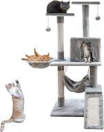 🐱 funtailave multi-level indoor cat tree: a spacious haven for large cats and pets logo