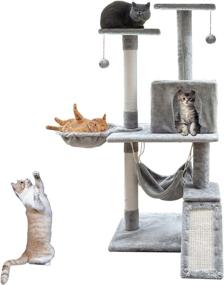 img 4 attached to 🐱 Funtailave Multi-Level Indoor Cat Tree: A Spacious Haven for Large Cats and Pets