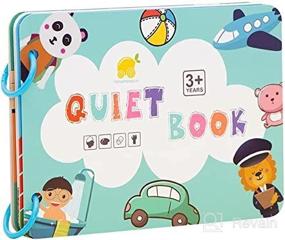 img 2 attached to 📚 Montessori Interactive Busy Book for Toddlers 2-4, Quiet Educational Toy for Developing Learning Skills (Tiny Style - Daily Life)