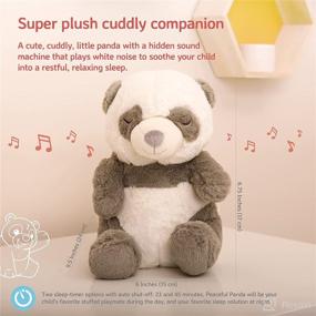 img 1 attached to 🐼 Cloud b Soothing Sound Machine: Peaceful Panda with White Noise & Lullabies for Calming Babies