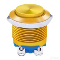 twidec/16mm waterproof golden metal shell momentary raised top push button switch 3a/12~250v spst 1no start button for car modification switch（quality assurance for 1 years） m-16-gld-g логотип