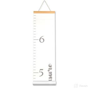 img 2 attached to 📏 Morxy Growth Chart for Kids - Unisex Kids Wall Room Decor - Loved Beyond Measure - White