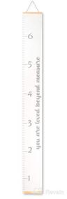 img 3 attached to 📏 Morxy Growth Chart for Kids - Unisex Kids Wall Room Decor - Loved Beyond Measure - White