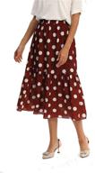 jillumi womens summer waisted floral women's clothing - skirts логотип