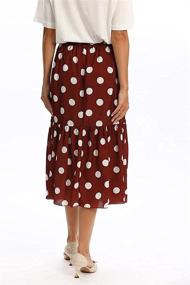 img 1 attached to Jillumi Womens Summer Waisted Floral Women's Clothing - Skirts