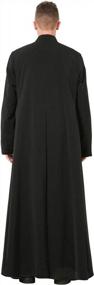 img 2 attached to Clergy Roman Cassock - Adult Priest Robe For Liturgical Services And Altar Serving - GraduarePro'S Single Breasted Design Available In 3 Colors