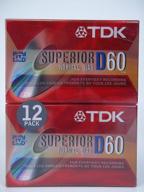 superior normal recordable cassette 12 pack logo