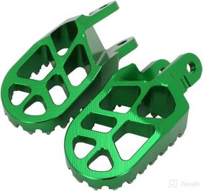 img 1 attached to Footpegs Footrests KLX250R CRF1000L Motorcycle Motorcycle & Powersports