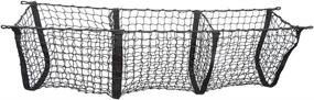 img 4 attached to 📦 High-Quality Three-Pocket Storage Cargo Net for Nissan Pathfinder Models 2013-2018 by POZEL