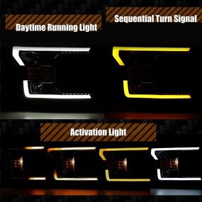 img 3 attached to Обновите свой автомобиль: улучшите видимость в ночное время с помощью светодиодных фар MODIFY STREET AlphaRex PRO-Series для 18-20 Ford F150