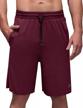 toreel men's athletics shorts with pockets - elastic waist running and gym shorts for workout and casual wear logo