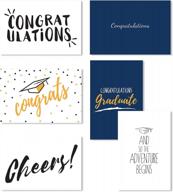 2022 graduation cards bulk set with envelopes - congratulations cards assortment for graduates, box of 36 cards, 4x6 inches logo
