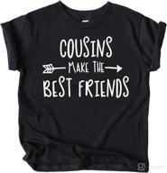 👶 cute and comfy cousins make the best friend t-shirt for baby and toddler girls - fun family outfits with enhanced seo логотип