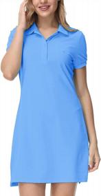 img 3 attached to Comfortable And Soft Athletic Dress For Women - Perfect For Hiking, Tennis, Golf And Leisure - JINSHI T Shirt Dress