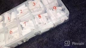 img 6 attached to 500 прозрачных искусственных ногтей во французском стиле - половинчатые типсы с коробкой от Yimart®