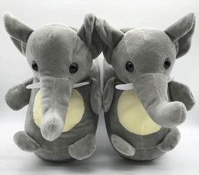 img 3 attached to Cute And Cozy: SeemeHappy'S Fuzzy Llama Bedroom Slippers For Women