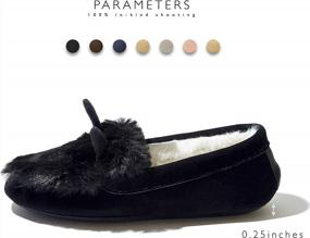 img 3 attached to Women'S Casual Moccasins - Classic Loafer Sandal Shoes By DailyShoes | Vegan Fur Flat Design