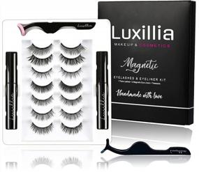 img 4 attached to Luxillia Magnetic Lashes With Eyeliner - The Perfect Solution For Effortless And Natural-Looking Eyelashes!