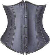 plus size women's satin underbust corset bustier waist training cincher by zhitunemi logo