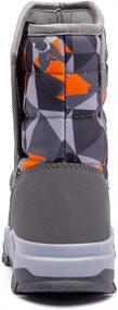 img 1 attached to GUBARUN Boots Outdoor Waterproof Black1 Boys' Shoes via Outdoor