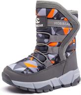 gubarun boots outdoor waterproof black1 boys' shoes via outdoor логотип