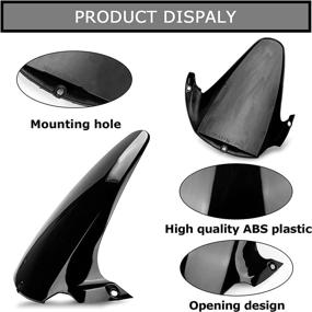 img 2 attached to Fender Mudguard CBR954RR 2002 2003 （Black）
