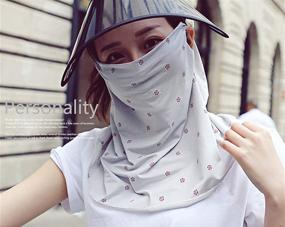 img 3 attached to 🧣 Women's Lightweight Bandana Scarves & Wraps for Enhanced Protection – Single Protective Accessory