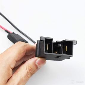 img 2 attached to 🔌 Замена проводного штекера для батареи Fisher-Price Power Wheels Wire Harness Connector для 12-вольтного SLA аккумулятора