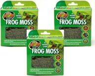 🐸 zoo med frog moss - pack of 3, 80 cubic inches each: boost your seo! логотип