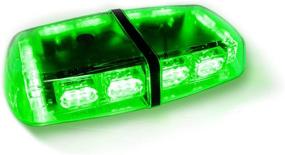 img 4 attached to 🚨 Introducing the 36-LED Rooftop Light Bar - Versatile Emergency Flashing, Construction, Police & First Responder Warning Light Bar - 10FT Dual Rapid Switch - Green