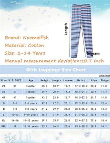 img 2 attached to 👖 Noomelfish 2 Pack Classic Stretch Leggings - Girls' Clothing via Leggings