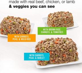 img 2 attached to Purina Beneful High Protein Chopped Blends Wet Dog Food Variety Pack, Gravy - 10 Oz. Tubs - 12 Count