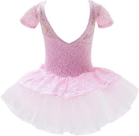 img 3 attached to 🌸 Active Meeyou Little Flower Overlay Ballet Girls' Clothing