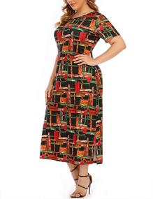 img 2 attached to 👗 Stylish Aksbgg Women's Casual Sleeve Dresses: Enhance Your Wardrobe with Fashionable Women's Clothing via Dresses