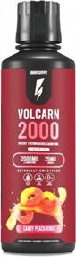 img 4 attached to Volcarn 2000 By InnoSupps: Liquid L-Carnitine For Energy Boost, Caffeine-Free With Natural Sweeteners, 32 Servings (Candy Peach Rings)