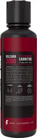 img 3 attached to Volcarn 2000 By InnoSupps: Liquid L-Carnitine For Energy Boost, Caffeine-Free With Natural Sweeteners, 32 Servings (Candy Peach Rings)