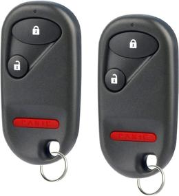 img 3 attached to 🔑 Key Fob for Honda CR-V 2002-2004 / Civic Si 2002-2005 / Element 2005-2011 Keyless Entry Remote (OUCG8D-344H-A), Set of 2