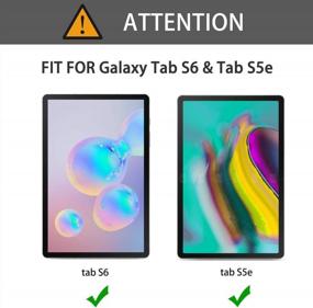 img 3 attached to Paper Screen Protector For Samsung Galaxy Tab S6/S5E 10.5 Inch - Compatible With S Pen, Feels Like Writing On Paper!