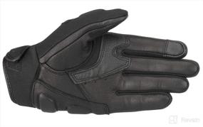 img 1 attached to 🧤 Alpinestars Men's Faster Street Riding Glove - Black (Small)
