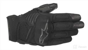 img 2 attached to 🧤 Alpinestars Men's Faster Street Riding Glove - Black (Small)