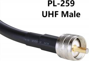 img 3 attached to GEMEK 75 Ft PL259 (UHF) Male To Male Low-Loss Coax Extension Cable (50 Ohm), PL-259 M/M Jumper For CB Radio, Antenna Analyzer, WiFi, SWR Meter, Ham Radio, Short Wave Radio - HF, VHF, UHF